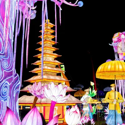 Festival Luminescences au Zoo d'Amnéville