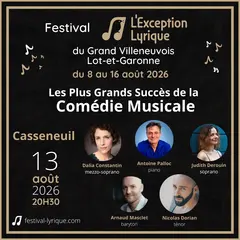 Festival Lyrique - Les plus Grands Succès de la Comédie Musicale 2026