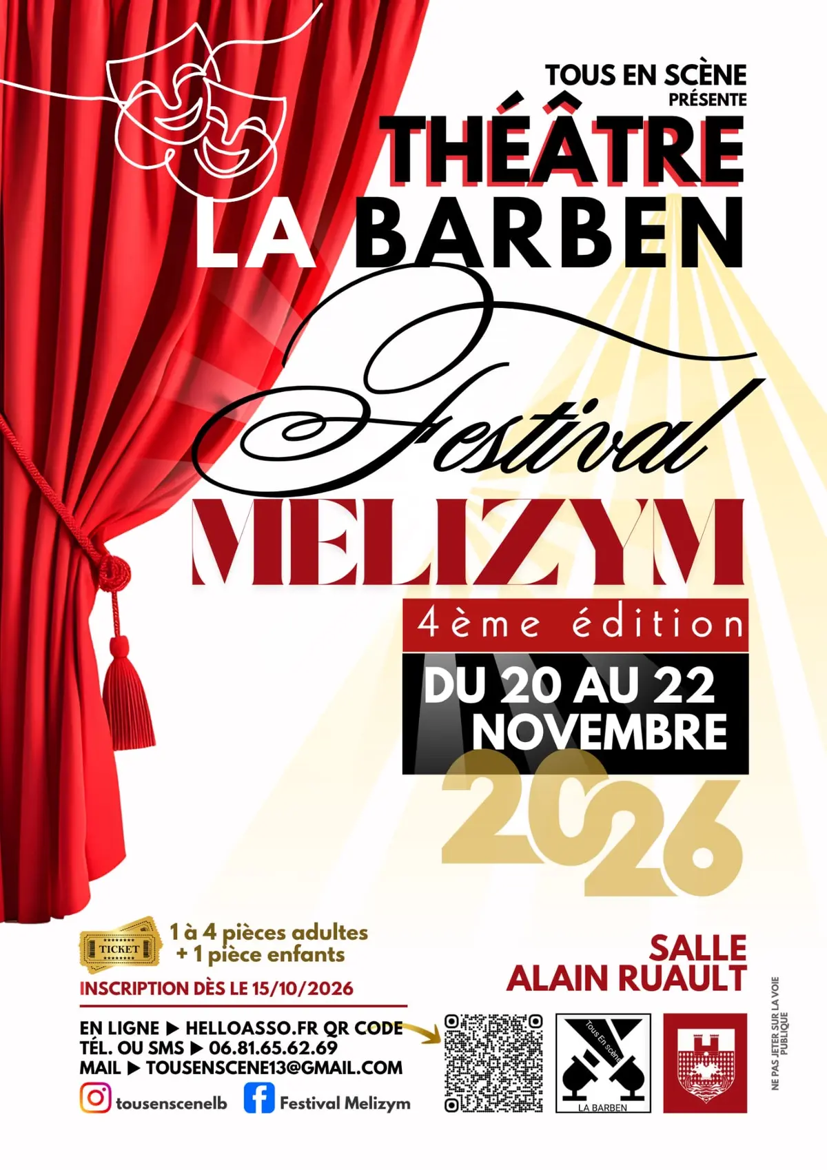 Festival Melizym : festival de théâtre à La Barben