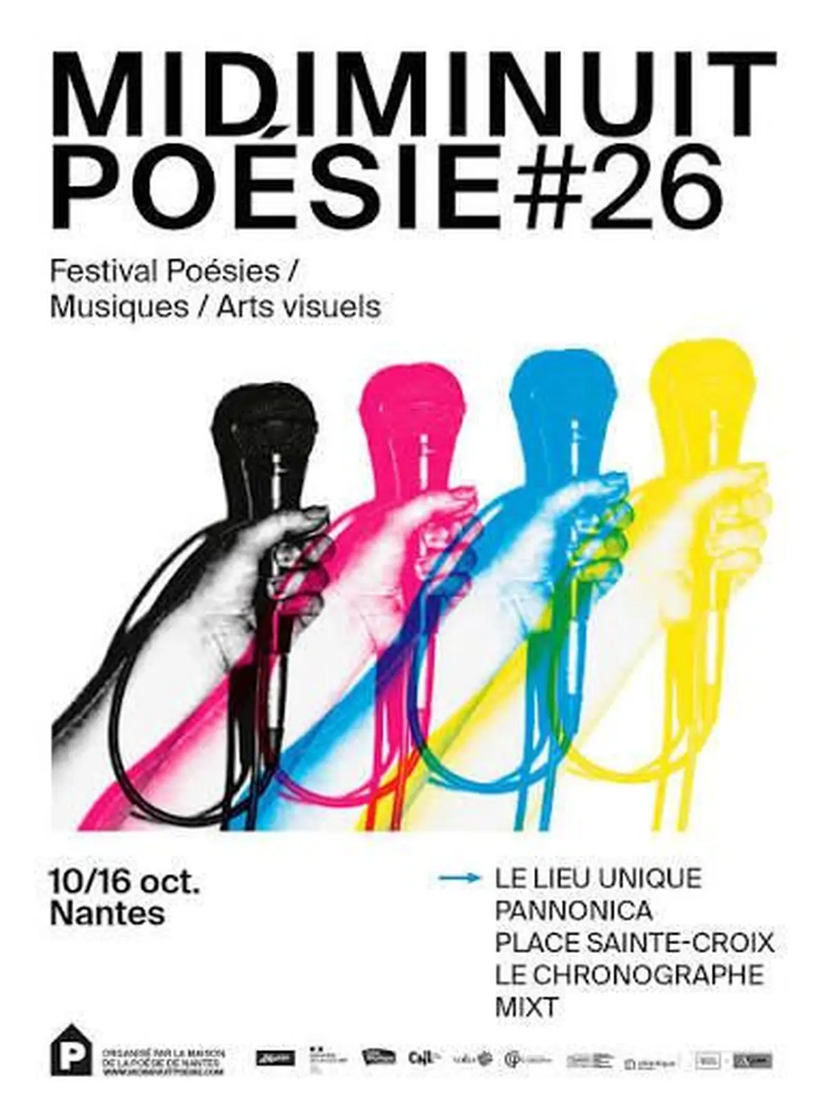 Festival MidiMinuitPoésie 2026 à Nantes : une semaine de poésie, musique et performances