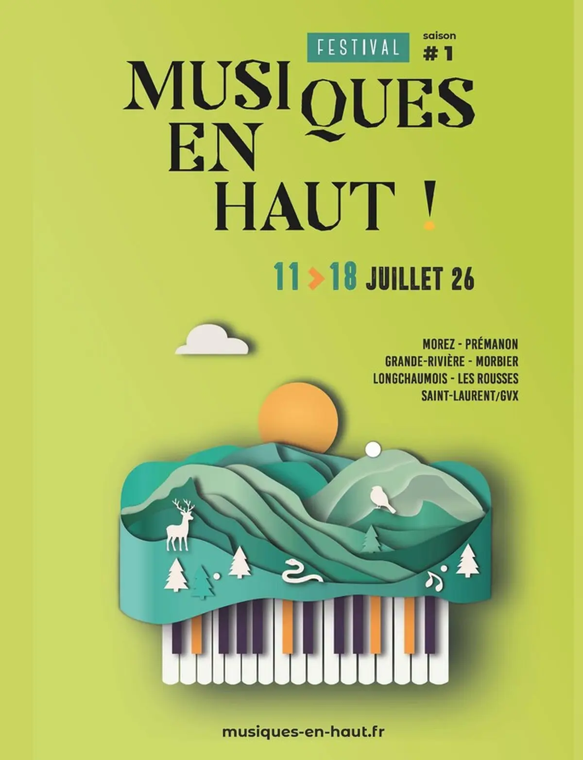 Festival Musiques en Haut  à Saint Laurent en Grandvaux