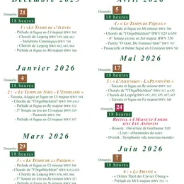 Festival Organa 2025 - 2026