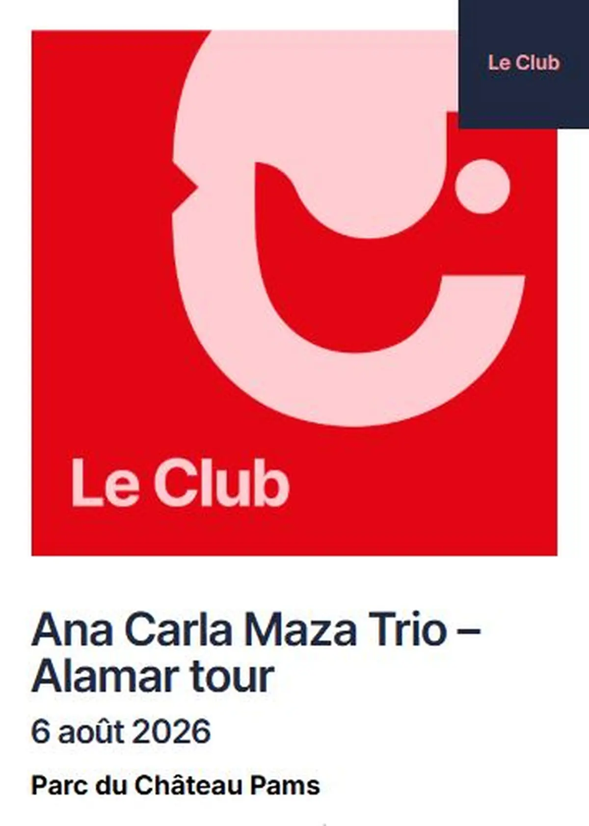 Festival Pablo Casals: Ana Carla Maza Trio Alamar Tour