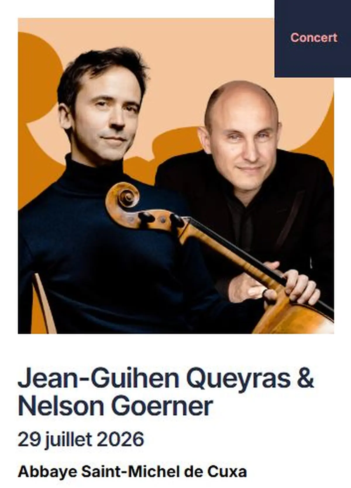 Festival Pablo Casals: Jean-Guihen Queyras & Nelson Goerner