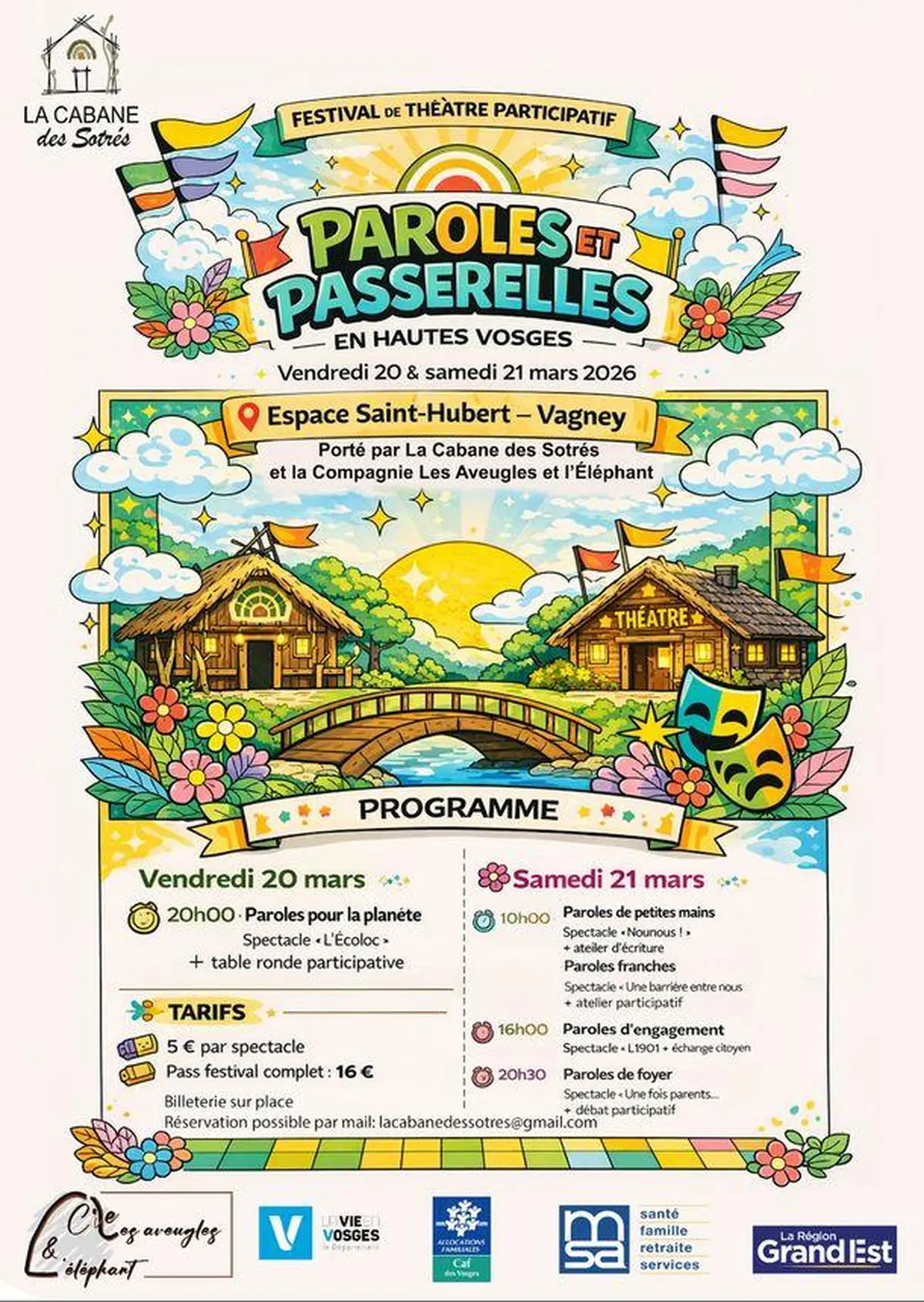 Festival Paroles et Passerelles en Hautes Vosges