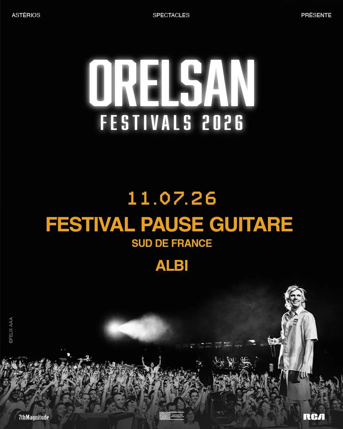 Orelsan au Festival Pause Guitare à Albi en 2026