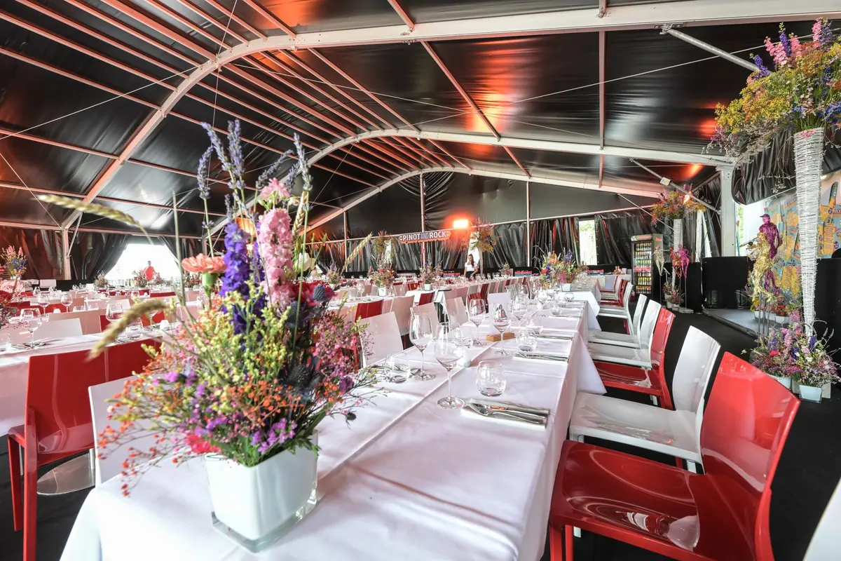 La zone VIP du festival 