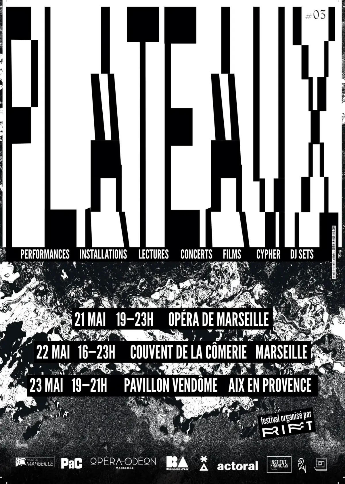 Festival plateaux