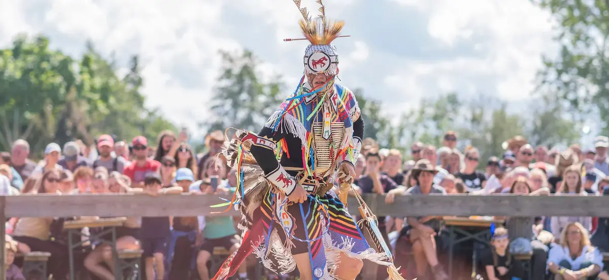 Show au festival Pow Wow