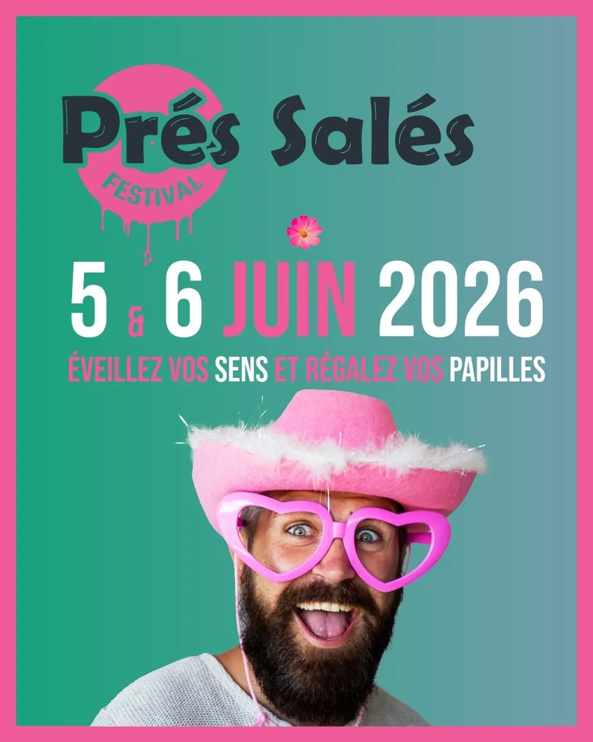 L'affiche du festival des Prés Salés 2026