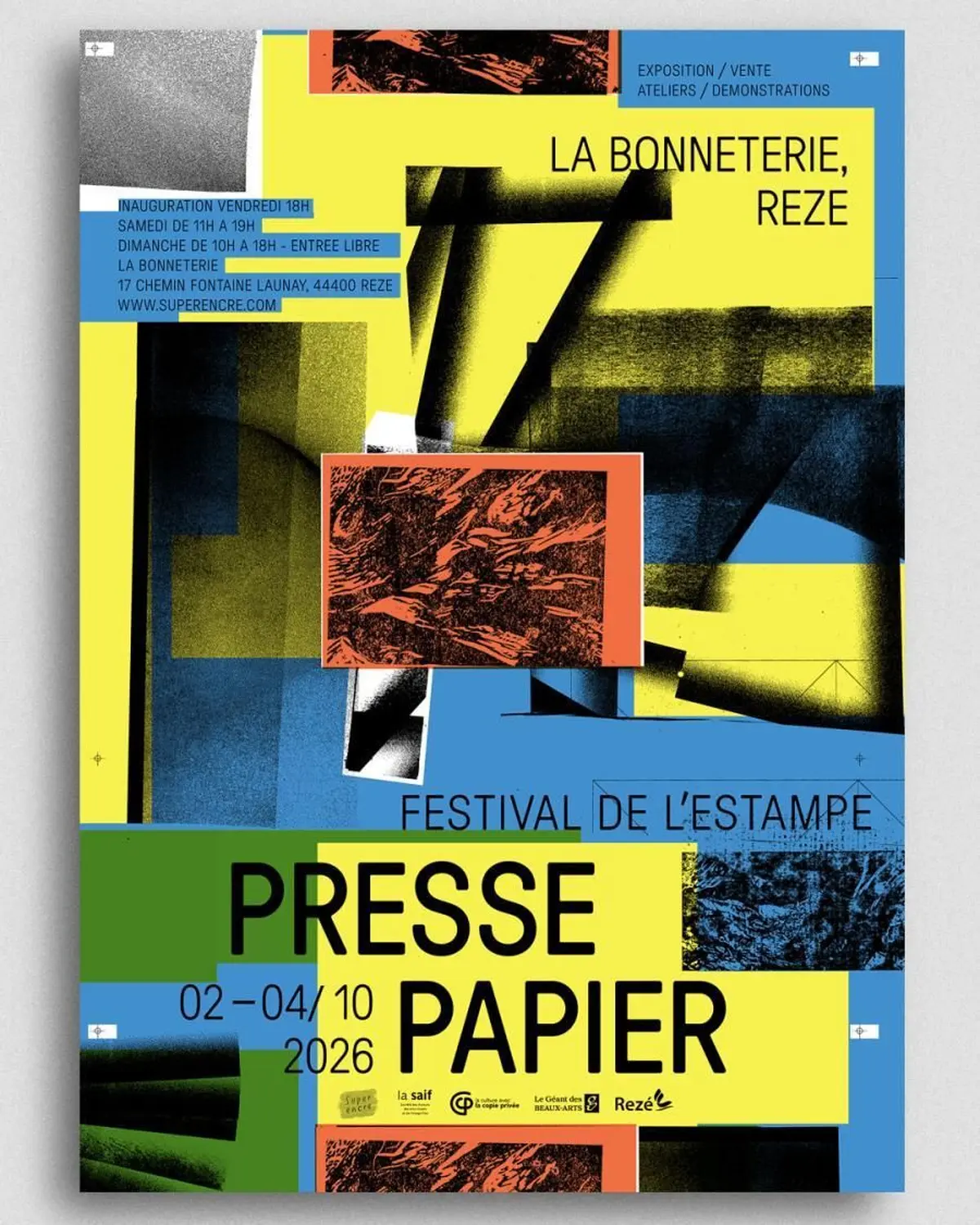 Festival Presse Papier : estampe et gravure à Rezé