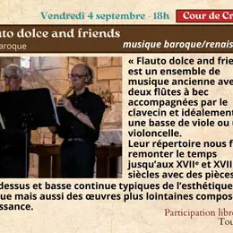 Festival Re-naissance à Figeac : concert Flauto dolce and friends