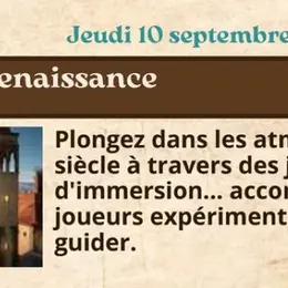 Festival Re-naissance à Figeac : jeu, Manettes & Renaissance