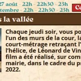Festival Re-naissance à l'Arrosoir, cinéma : l’hélice dans la vallée