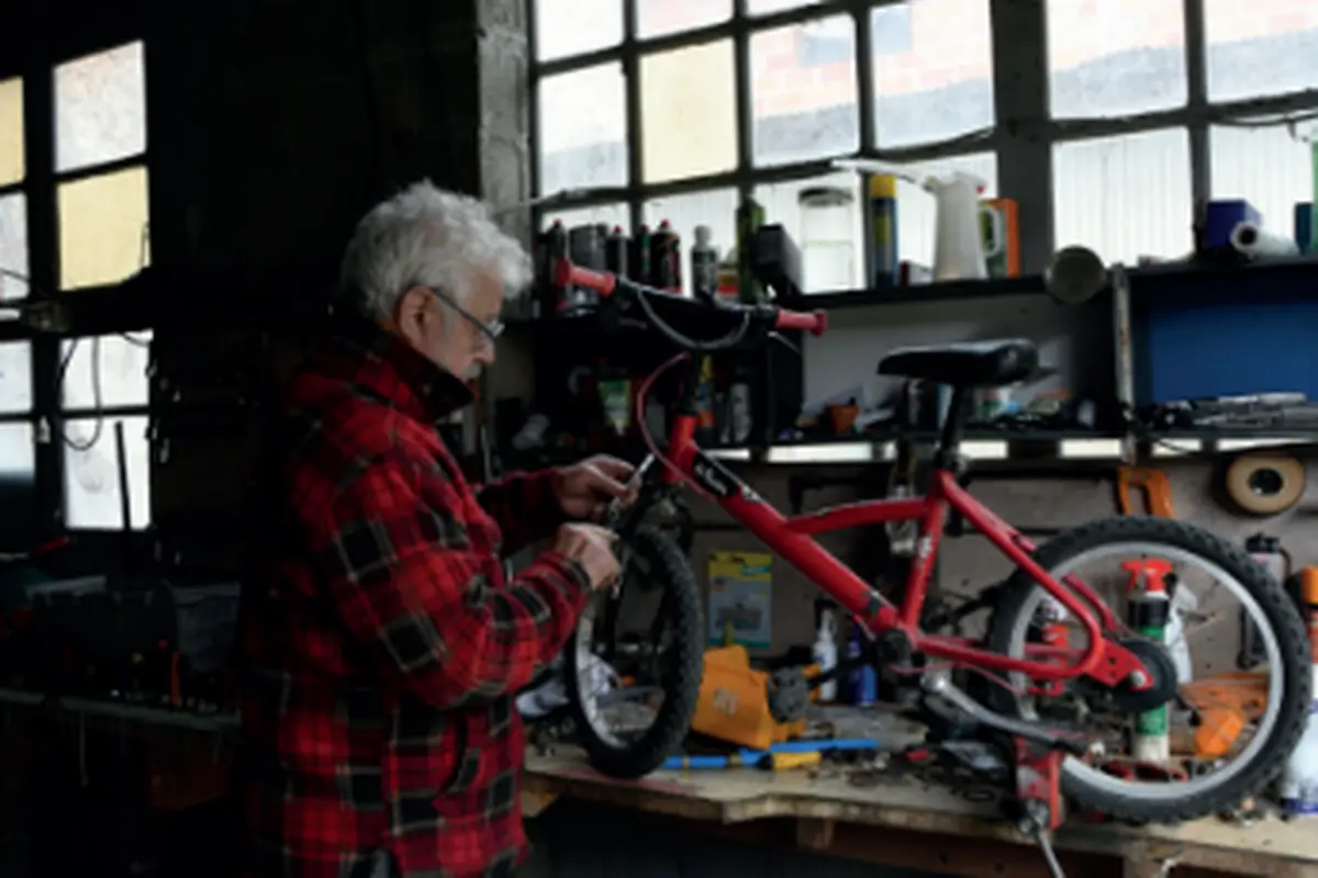 Festival Résurgence X : Gilles, les vélos et les migrants