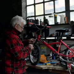 Festival Résurgence X : Gilles, les vélos et les migrants