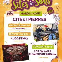 Festival Sites & Sons 2026 - 11 Août - La Cité de Pierres -