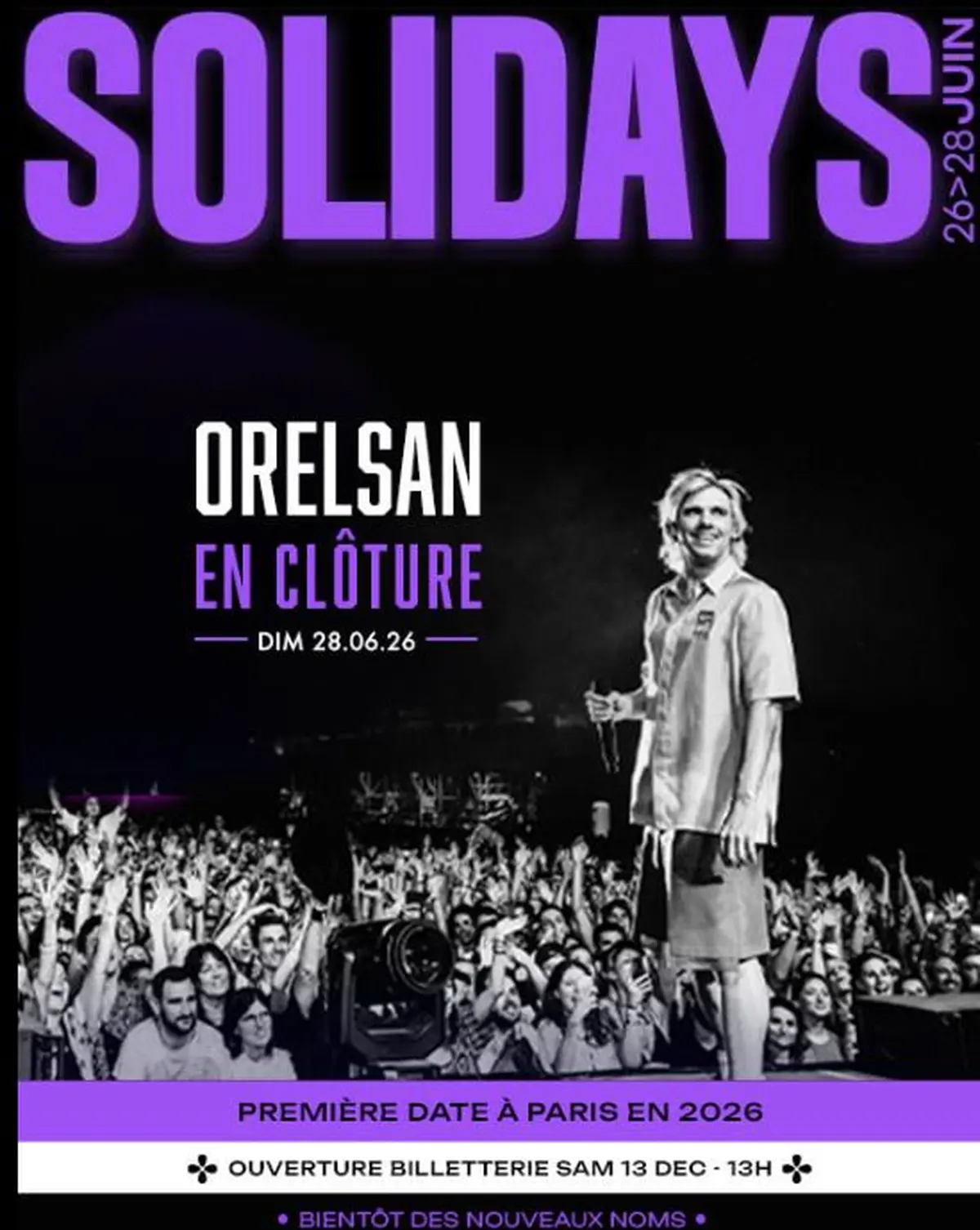 Orelsan en clôture de Solidays 2026