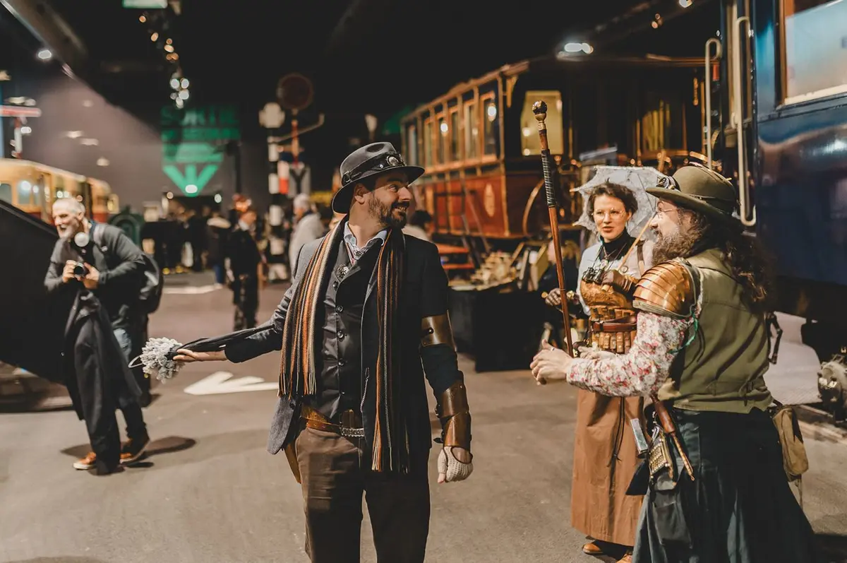 Une ambiance rétro et originale à la Cité du Train