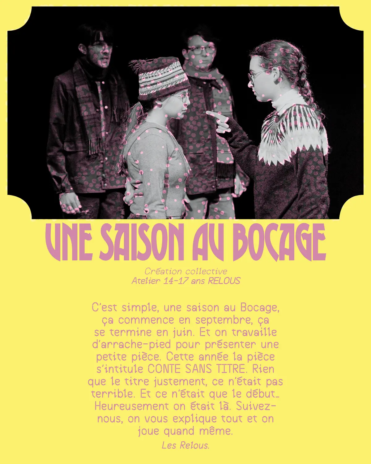 Festival Théââââtre (entre) ouvert - Une saison au Bocage