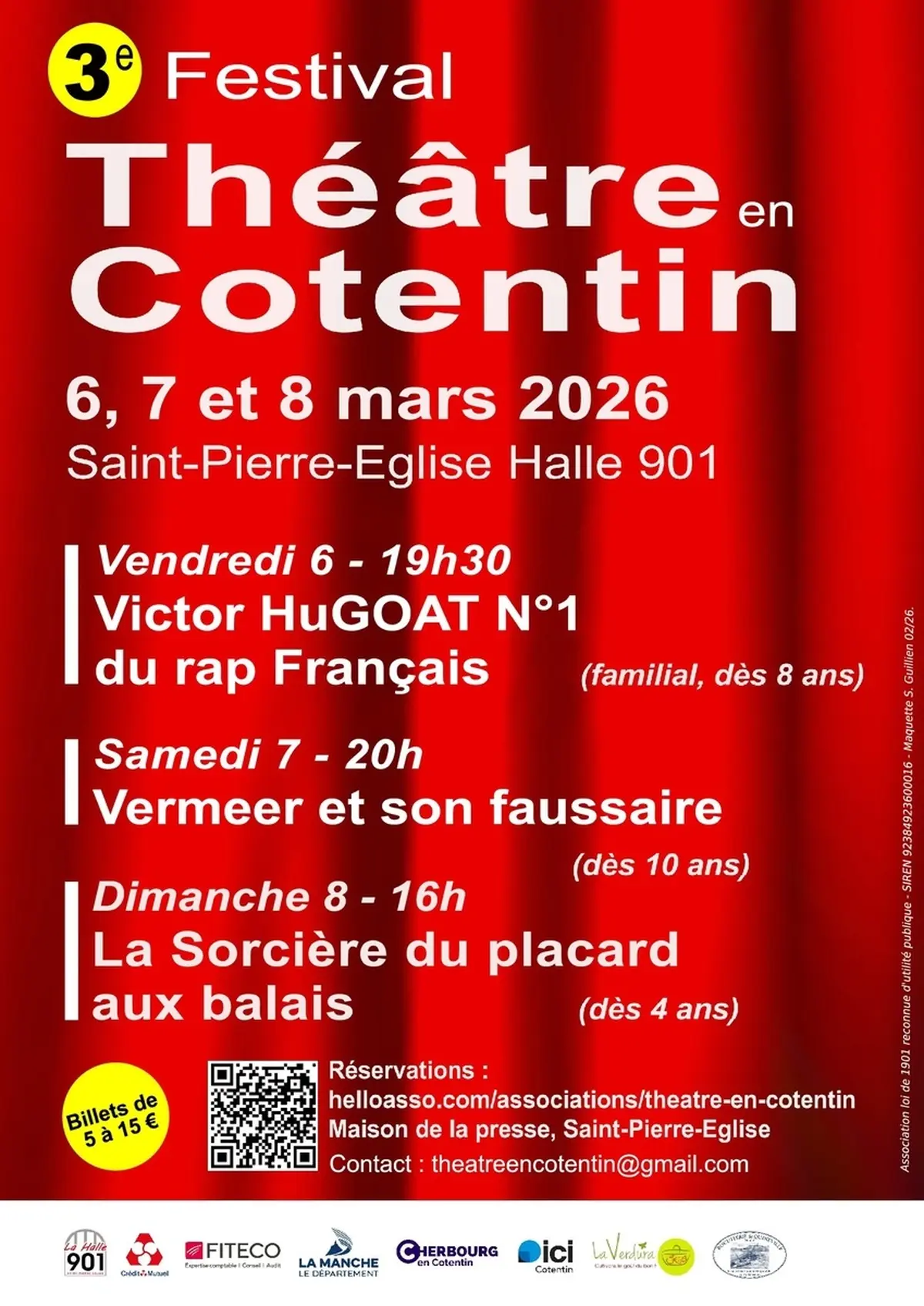 Festival Théâtre en Cotentin : Vermeers et son faussaire