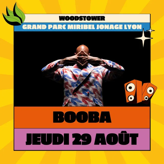 Booba pour la 25ème édition de Woodstower