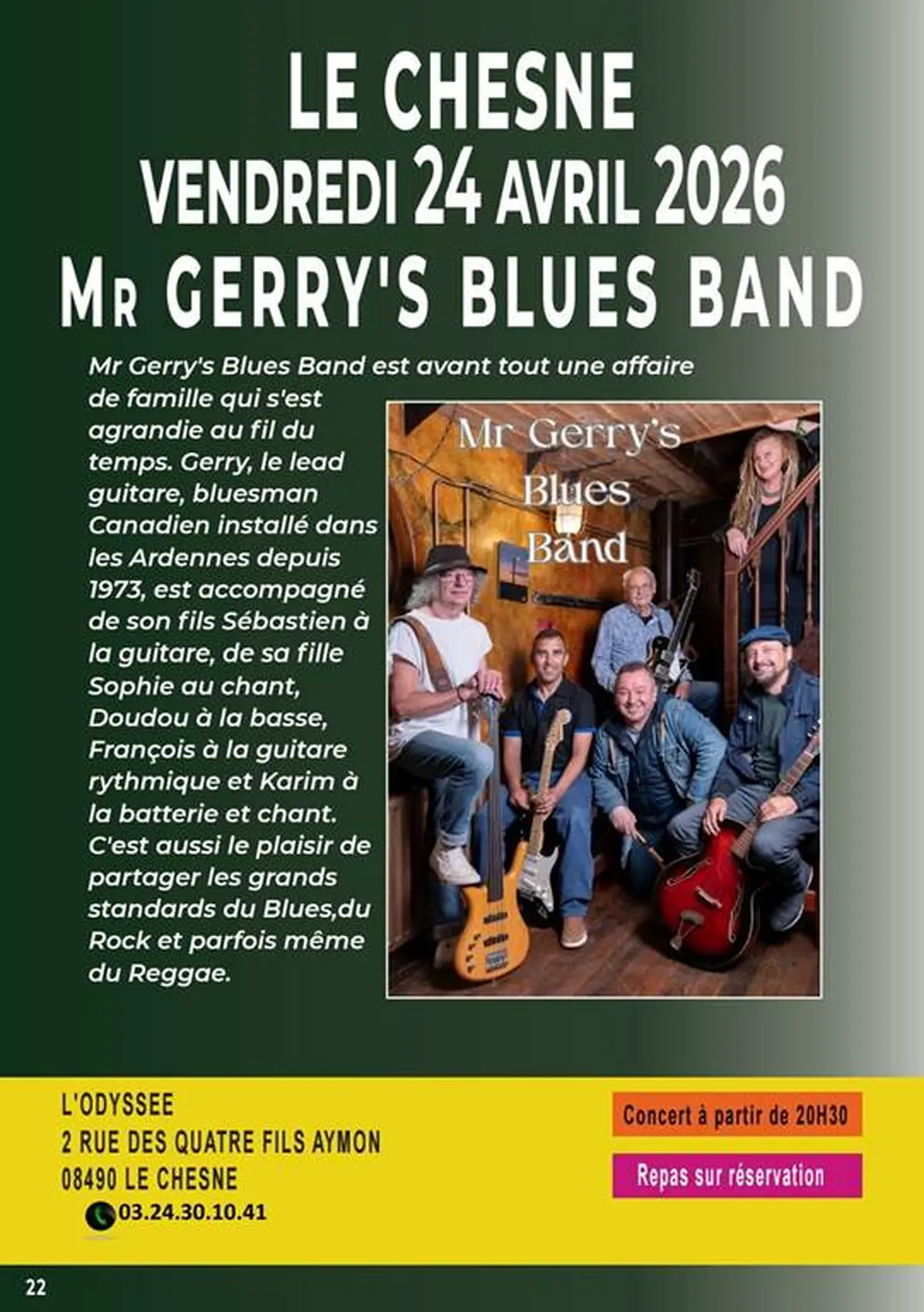 Festivals Barsbars - Mr Gerry's Blues Band