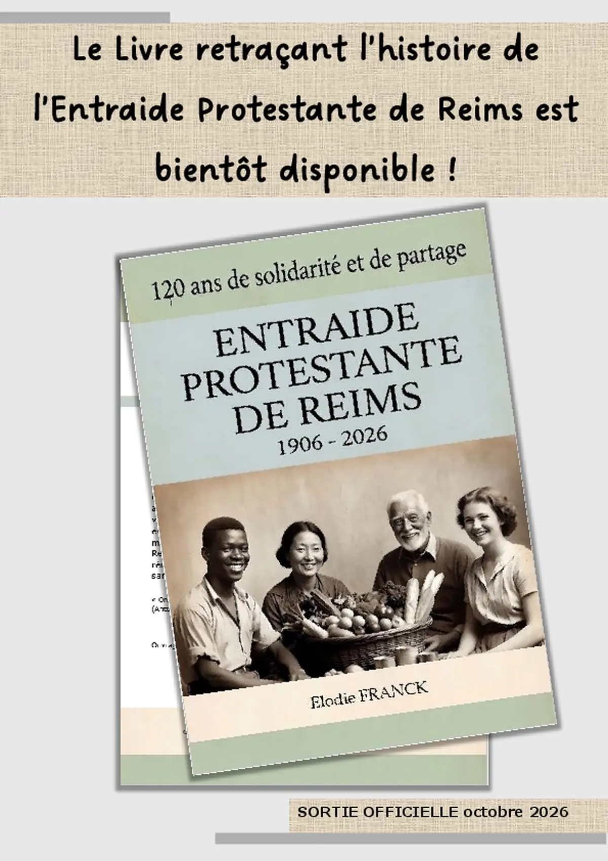 Festivités 120 ans de l'entraide protestante - 12 au 17 octobre 2026