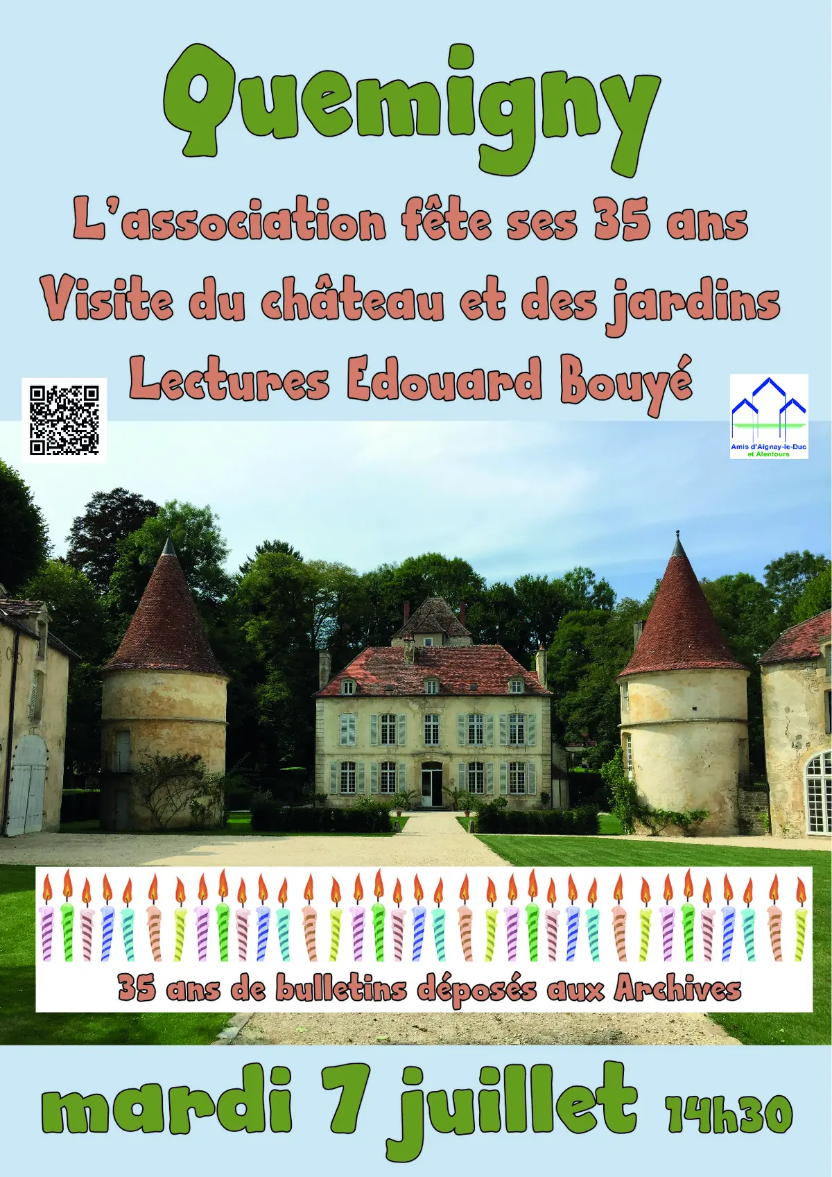 Festivités au château pour les 35 ans de l'association