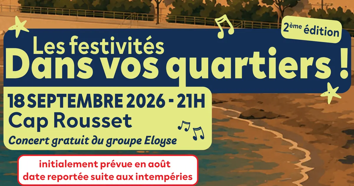 Festivités dans vos quartiers - 18 septembre