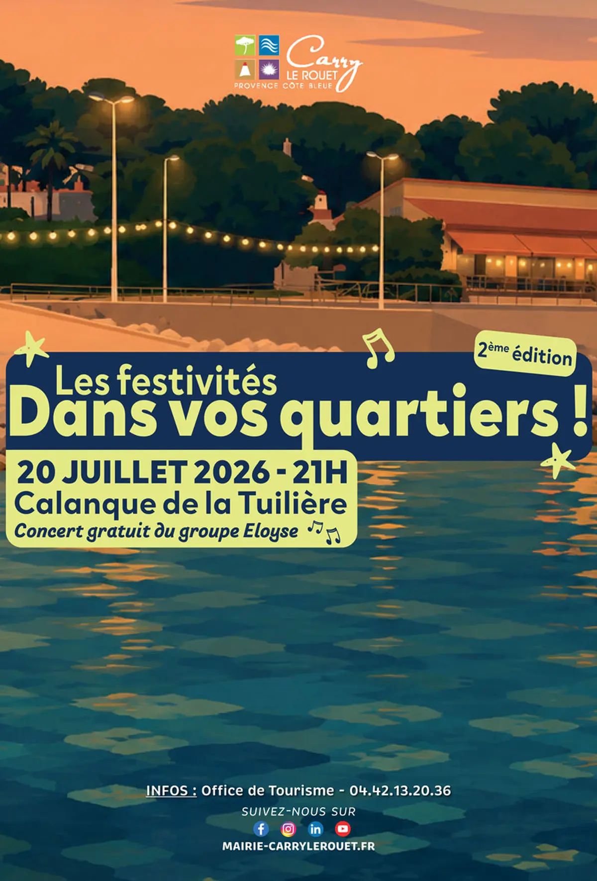 Festivités dans vos quartiers - 20 Juillet