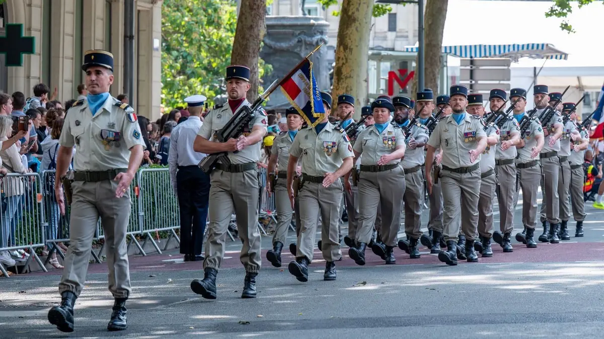 Le défilé du 14 juillet à Lille