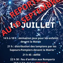 Festivités du Samedi 19 Septembre 2026 organisées par la Municipalité de Dun-sur-Auron
