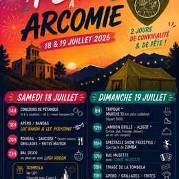 Fête à Arcomie