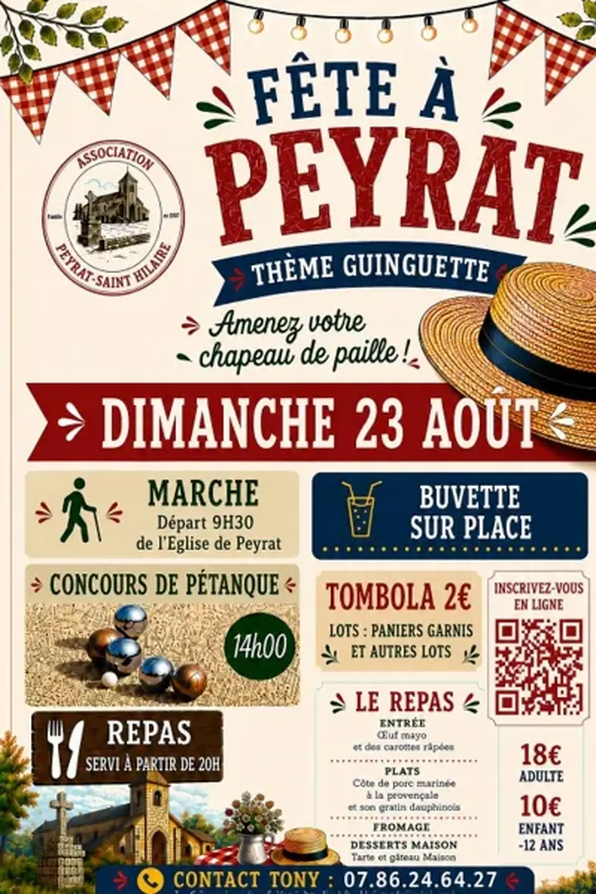 Fête à Peyrat - guinguette