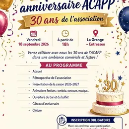 Fête anniversaire ACAPP