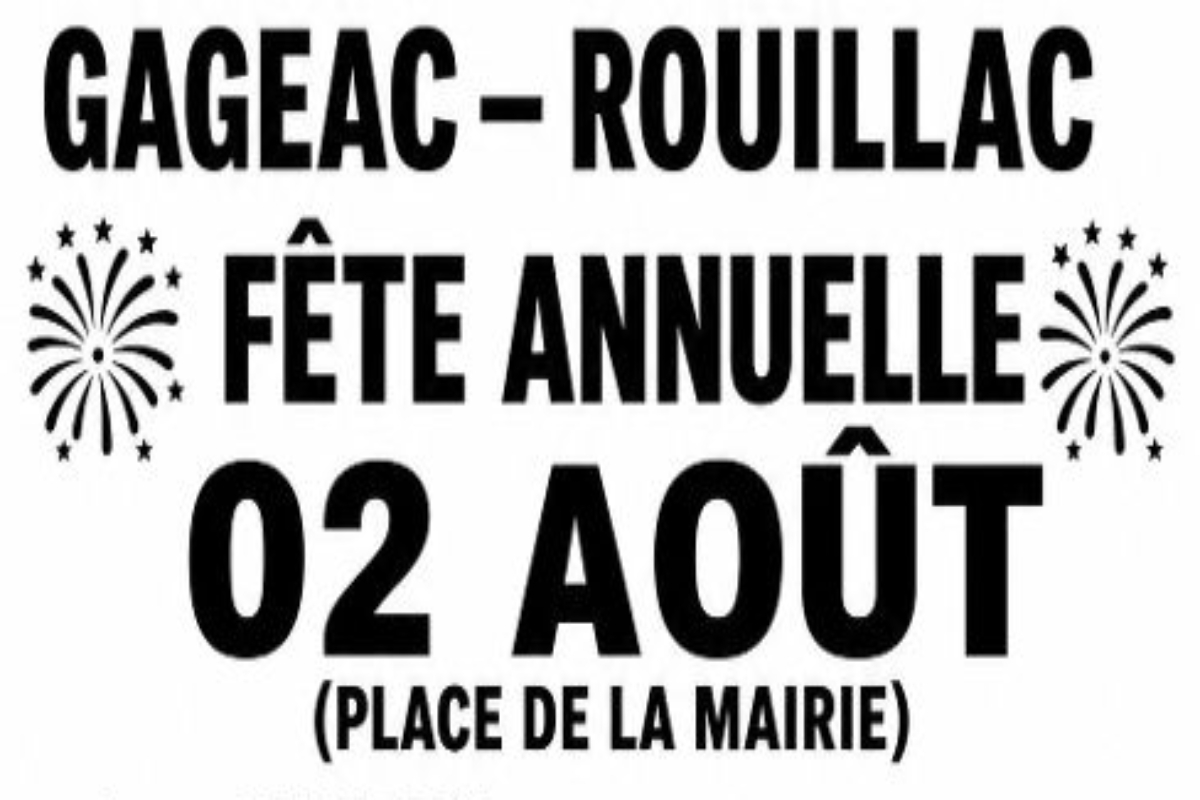 Fête annuelle de Gageac-et-Rouillac