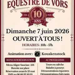 Fête au centre équestre de Vors