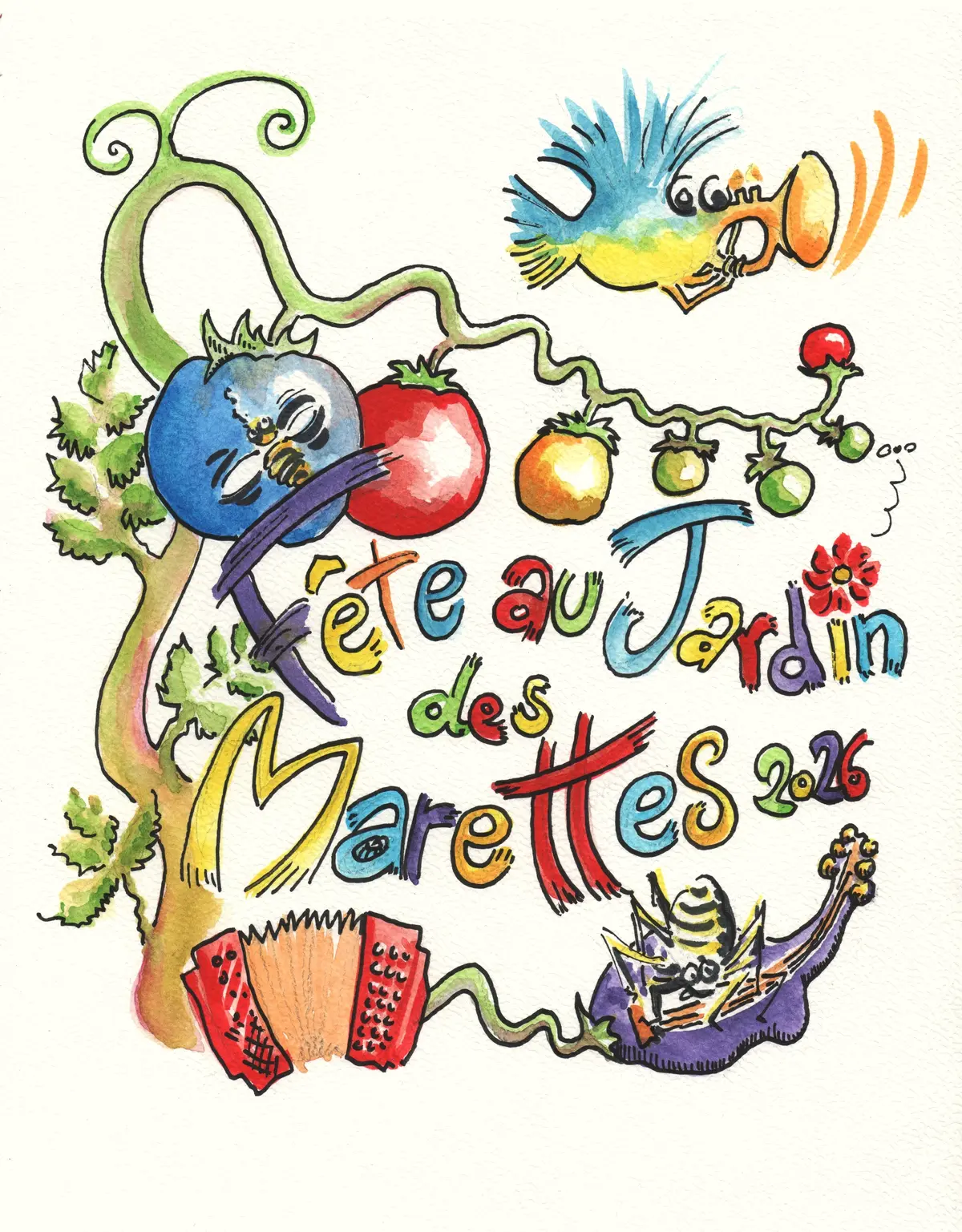 Fête au Jardin des Marettes à Amblie