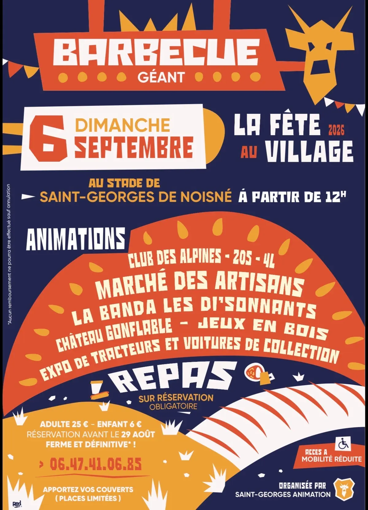 Fête au village - Barbecue géant