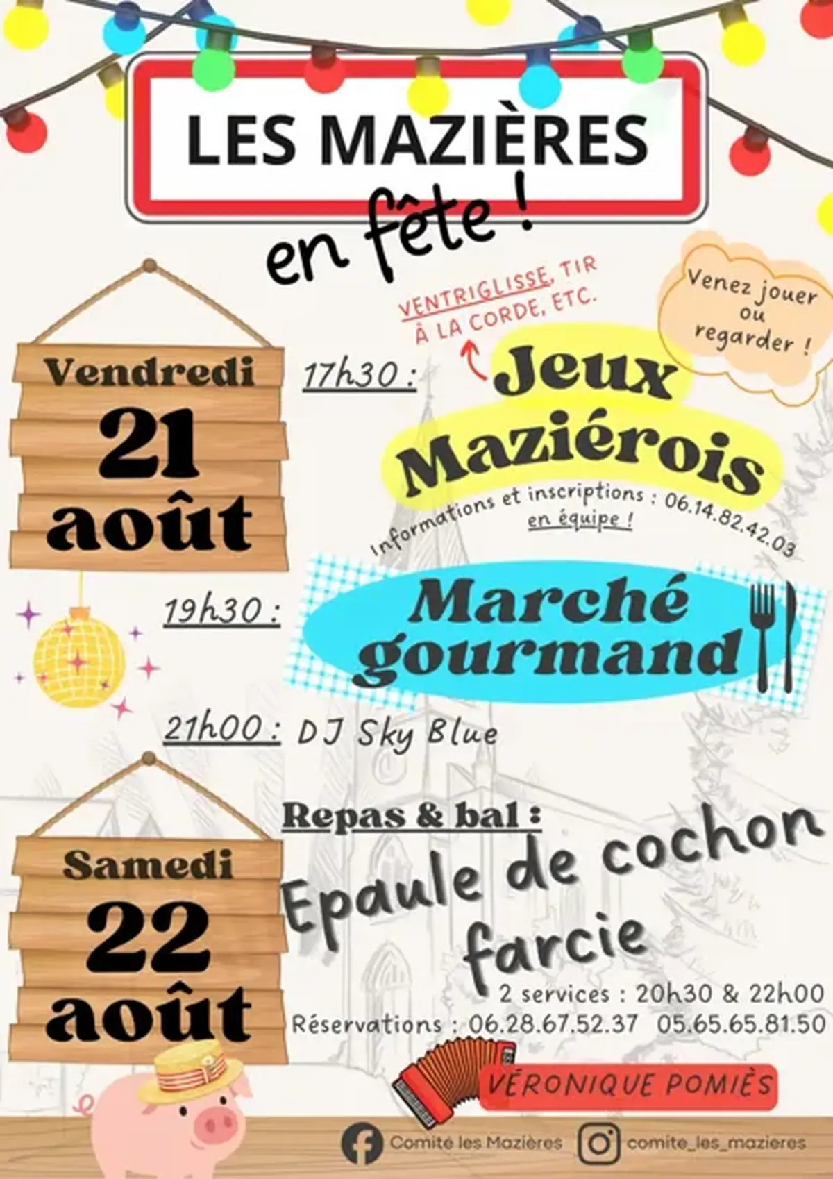 Fête aux Mazières