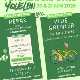 Fête Champêtre avec feu d'artifice et vide-grenier