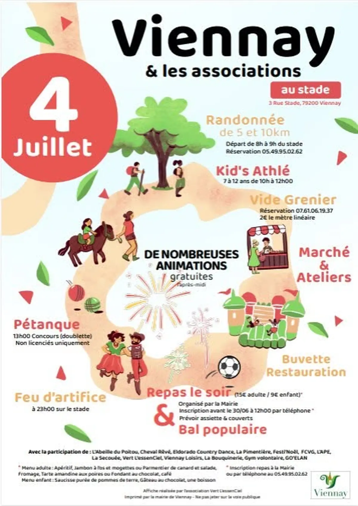 Fête communale de Viennay et les associations