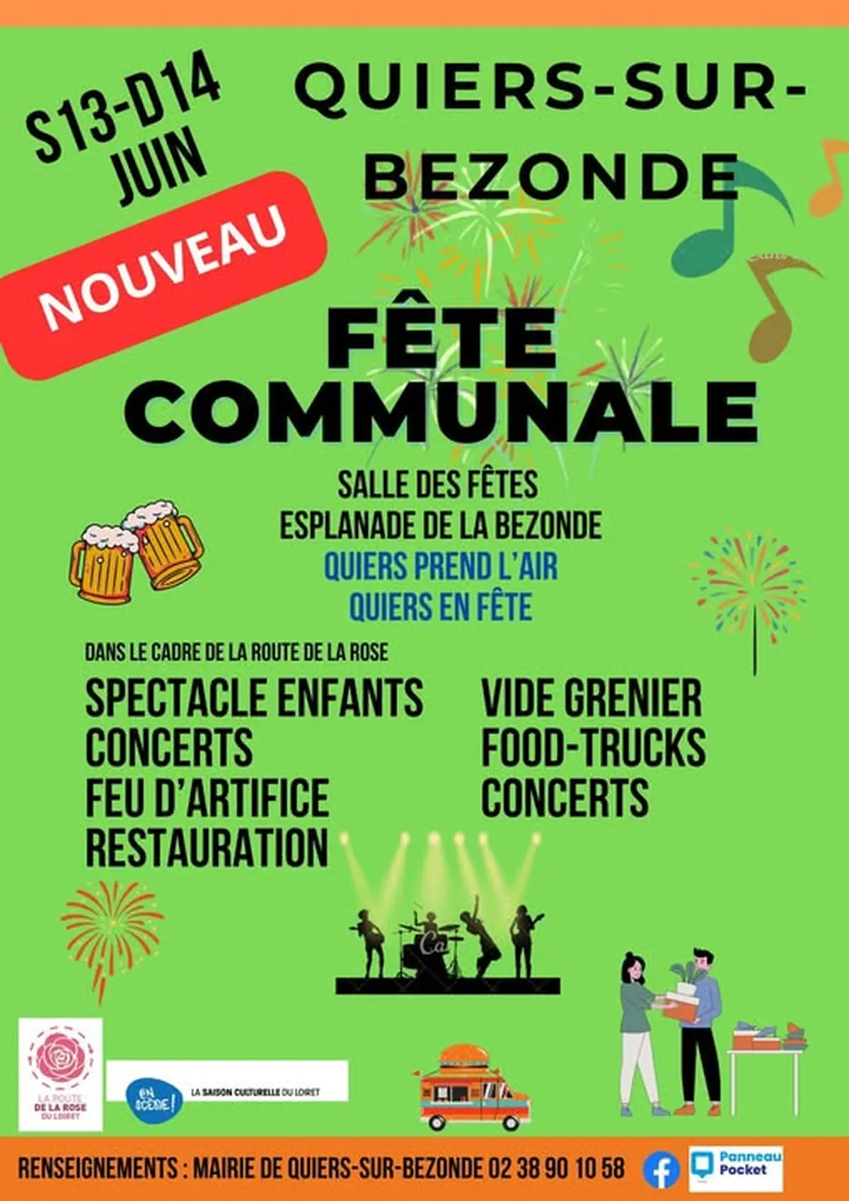 Fête communale et feu d'artifice