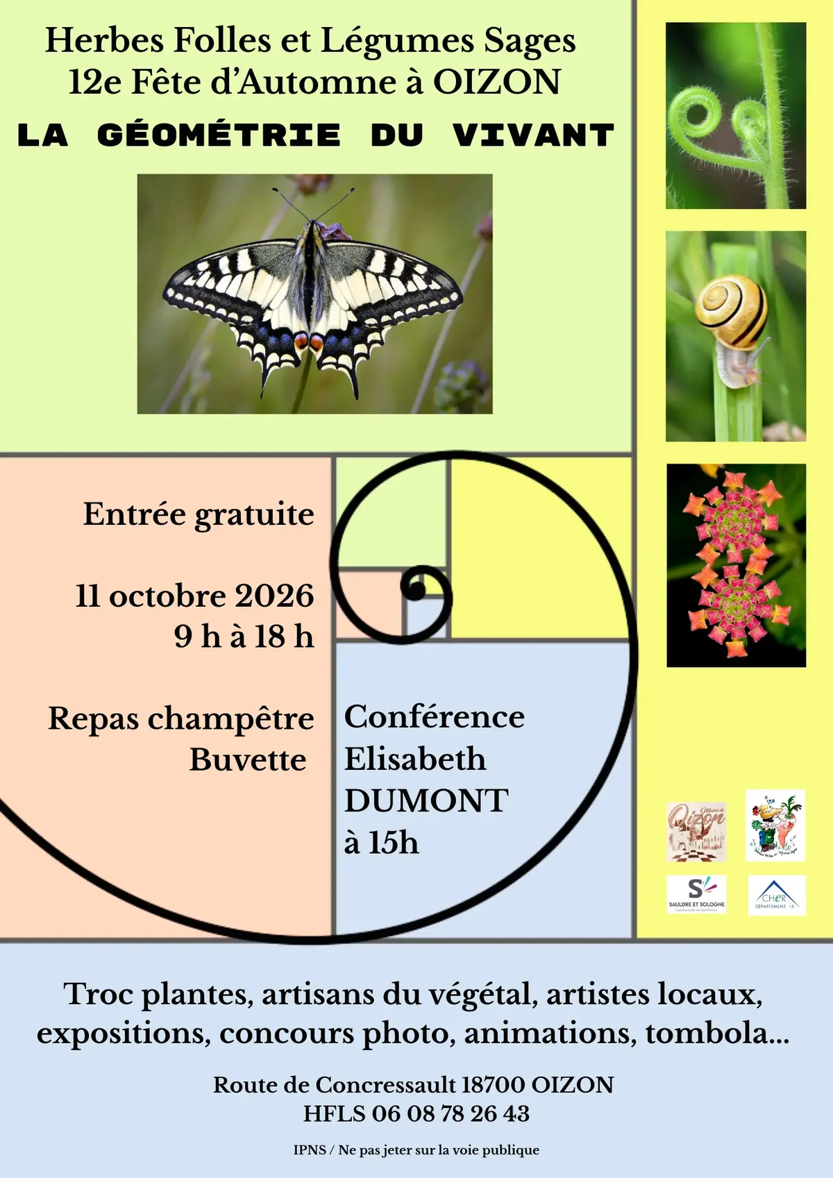 Fête d'automne La géométrie du Vivant
