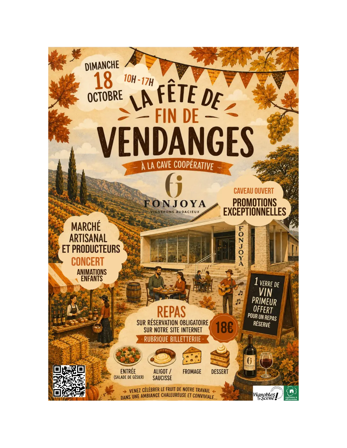 Fête De Fin De Vendange Cave Coopérative De Fonjoya