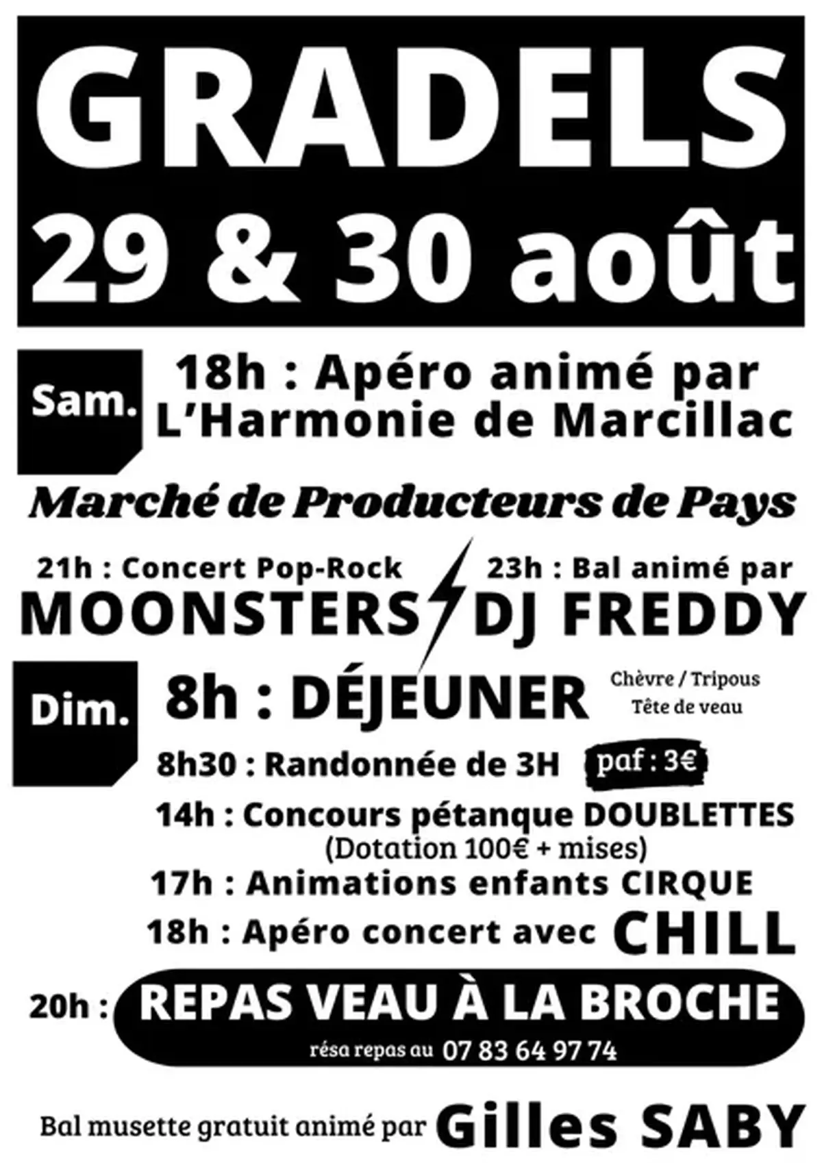 Fête de Gradels 2026