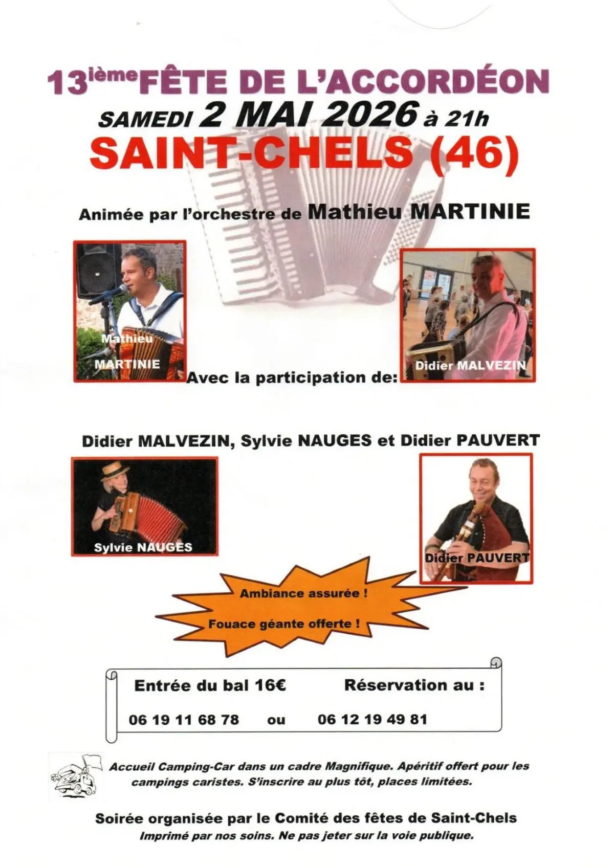 Fête de l'Accordéon à Saint-Chels