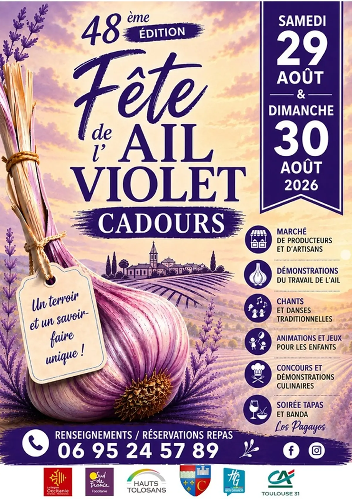 Fête De L'Ail Violet De Cadours