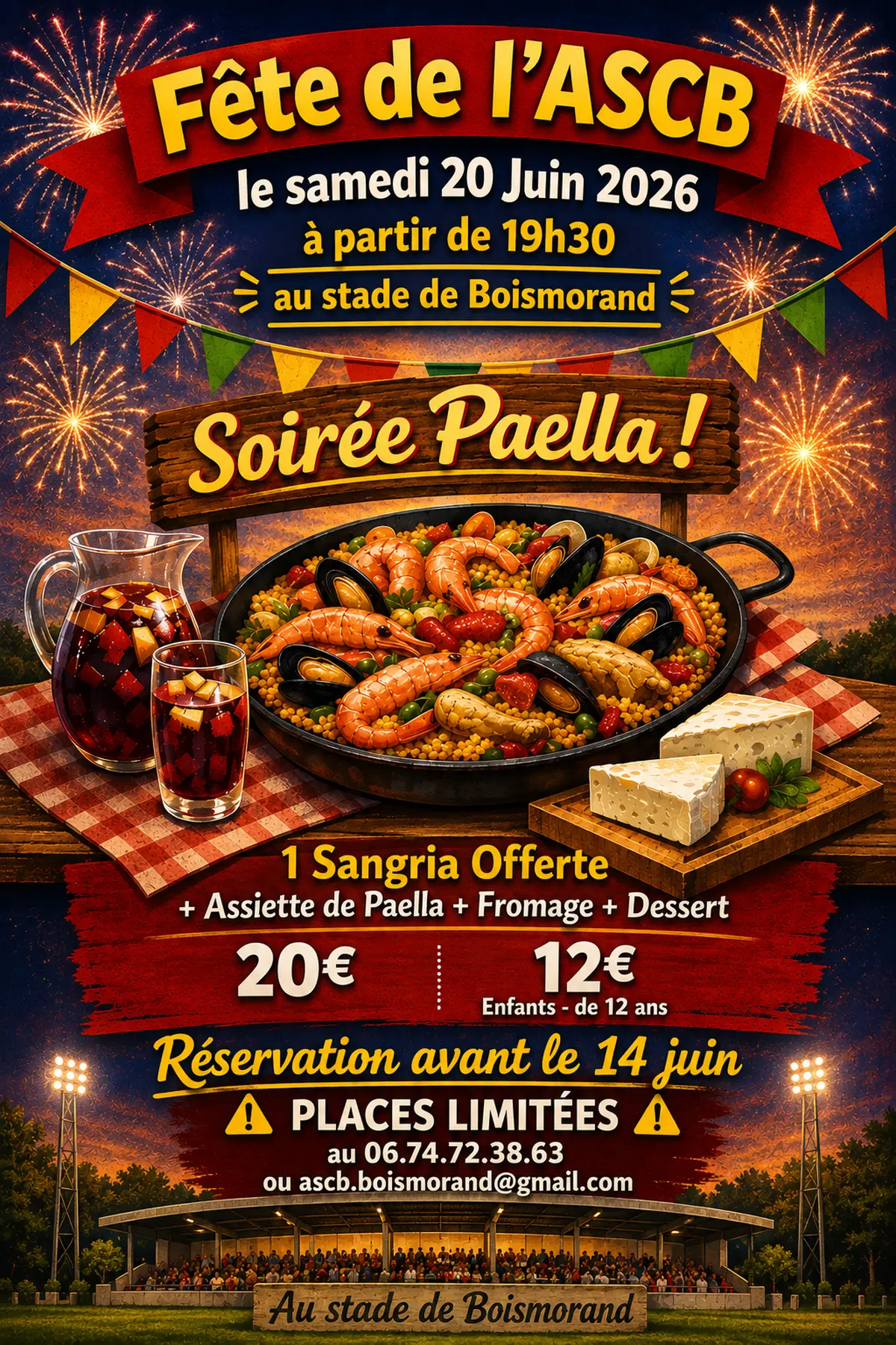 Fête de l'ASCB - Soirée Paella